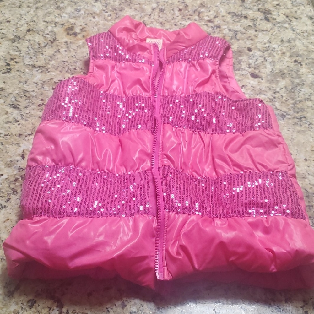 Pink faded glory girls vest
